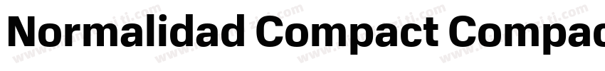Normalidad Compact Compact字体转换